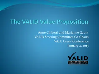 Valid Steering Committee Co-Chairs Transforming Libraries in New Jersey
