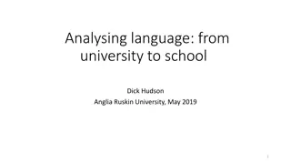 Language Analysis: Challenges and Solutions in MFL Education