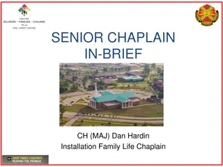 Chaplain Family Life Ministry Overview