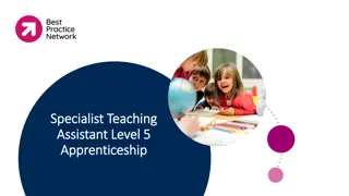 Specialist Teaching Assistant Level 5 Programme Overview