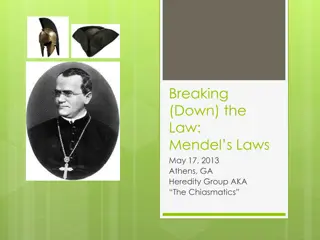 Mendel's Laws and Genetic Inheritance