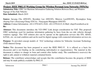 Wireless Maritime Information Solution using OWC Technology