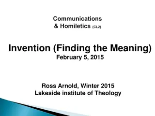 Christian Preaching and Teaching: A Study in Rhetoric and Communication