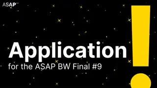 Application for ASAP BW Final #9