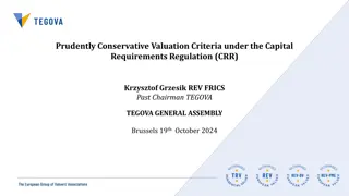 Valuation Criteria under Capital Requirements Regulation