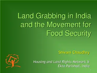 Land Grabbing in India and the Movement for Food Security