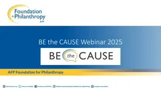 Foundation Development Chair Orientation and Fundraising Priorities