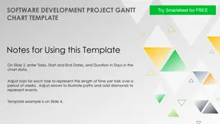 Effective Software Development Project Gantt Chart Template Tips