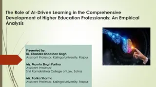 AI-Driven Learning for Higher Education Professionals