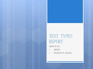 Report Texts: Structures, Examples, and Language Features