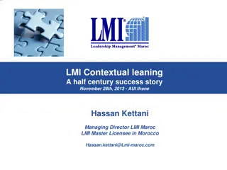 Success Story of LMI - A Half Century Journey to Achieving Potential