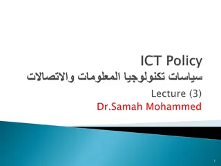 Government ICT Policy: Key Determinants and Objectives