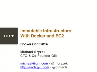Immutable Infrastructure with Docker and EC2 by Michael Bryzek at Docker Conf 2014