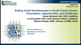 Innovative Strategies to End Youth Homelessness in Austin/Travis County