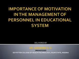 Enhancing Employee Motivation in the Workplace