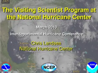 National Hurricane Center Scientist Program Overview