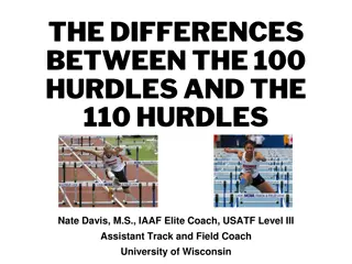 Differences Between 100m and 110m Hurdles Techniques