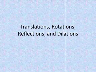 Geometric Transformations: Translations, Rotations, Reflections, and Dilations