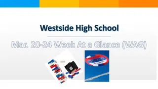 Westside High School PE Week at a Glance March 20-24
