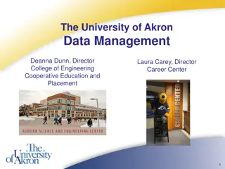 University of Akron Engineering Co-op and Career Services
