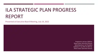 Advancing Diversity and Inclusion Initiatives in ILA Strategic Plan Progress Report