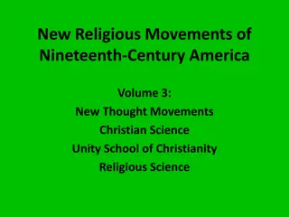 New Religious Movements in 19th-Century America