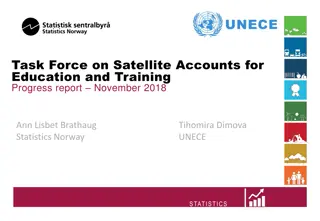 Satellite Accounts for Education and Training Progress Report