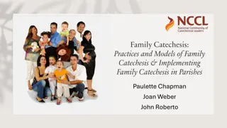 Family Catechesis Practices & Importance of Faith Formation in Families
