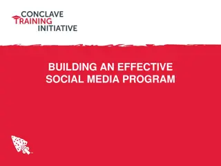Create an Effective Social Media Program for Order of the Arrow