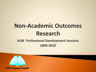 Exploring Non-Academic Outcomes in Adult Education Programs