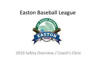 Baseball League Safety Tips for Coaches, Players, and Parents