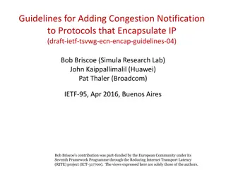 Adding Congestion Notification Guidelines to IP Encapsulation Protocols