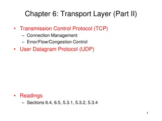 TCP Connection Management: Establishing and Closing Connections
