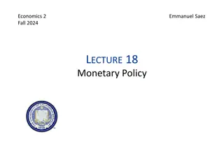 Monetary Policy and Interest Rates in Economics
