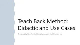 Teach Back Method: Implementing Effective Communication in Healthcare