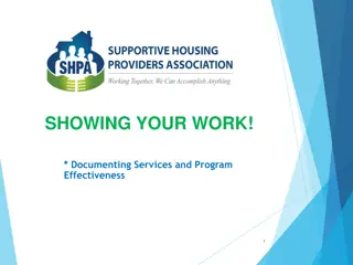 Effective Documentation Practices for Supportive Housing Programs