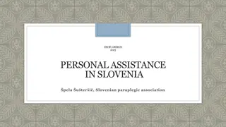 Personal Assistance Programs for People with Disabilities in Slovenia