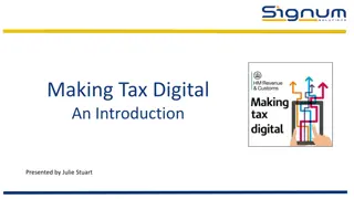 Making Tax Digital Changes and SAP Integration