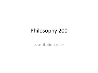 Mastering Substitution Rules in Philosophy 200