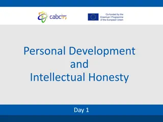 Developing Personal and Professional Integrity