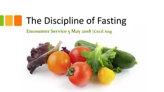 The Discipline of Fasting for Spiritual Growth