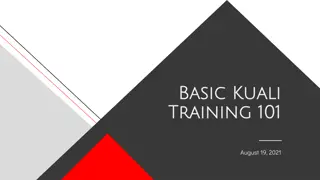 Navigating Kuali Curriculum Management at Frostburg University