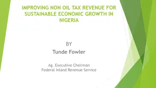 Enhancing Non-Oil Tax Revenue for Economic Growth in Nigeria