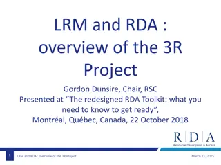 Relationship between LRM and RDA in Library Cataloging
