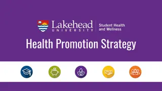 Campus Health Promotion Strategies and Student Well-being at Lakehead University
