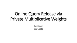 Private Multiplicative Weights for Online Query Release