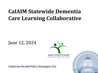 Statewide Dementia Care Learning Collaborative Event Highlights