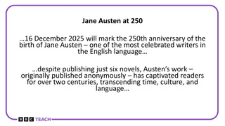 Celebrating Female Voices: Jane Austen and Beyond