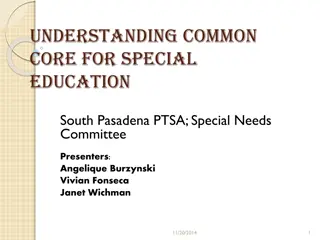 Common Core in Special Education: Key Information and Benefits