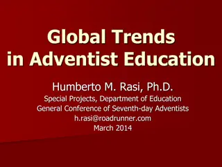 Global Trends in Adventist Education: A Comprehensive Overview
